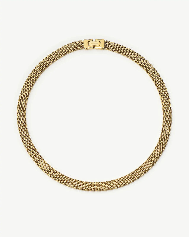 Heirloom Chain Choker Necklace | 18ct Gold Plated
