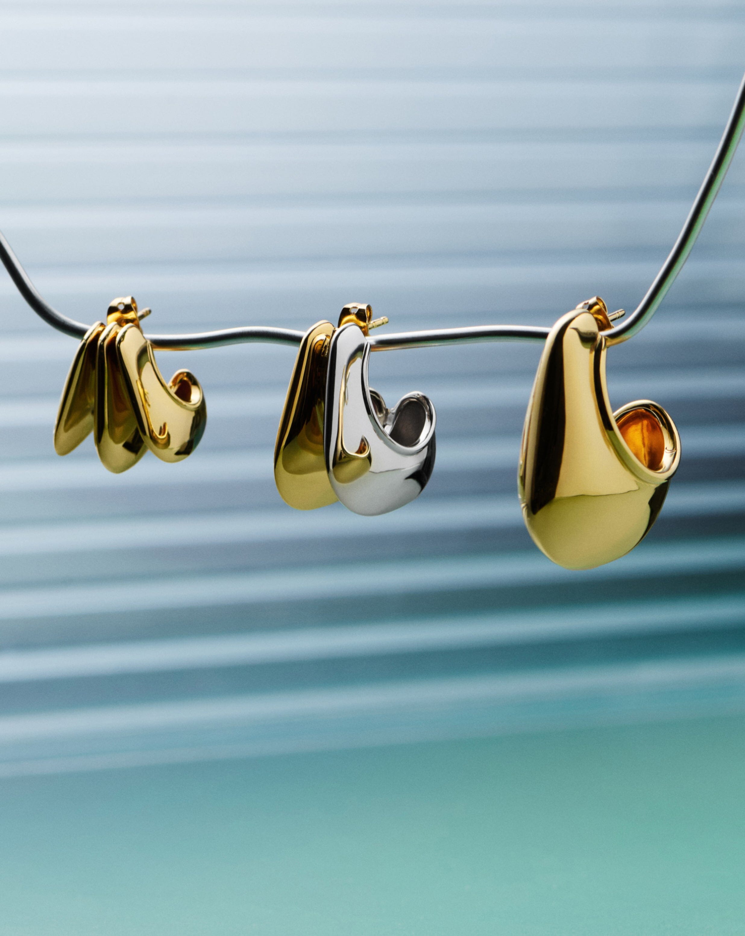 Alma Dome Hoop Earrings