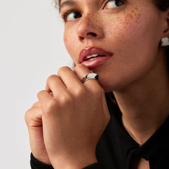 Hera Dome Stacking Ring | Sterling Silver Rings Missoma 