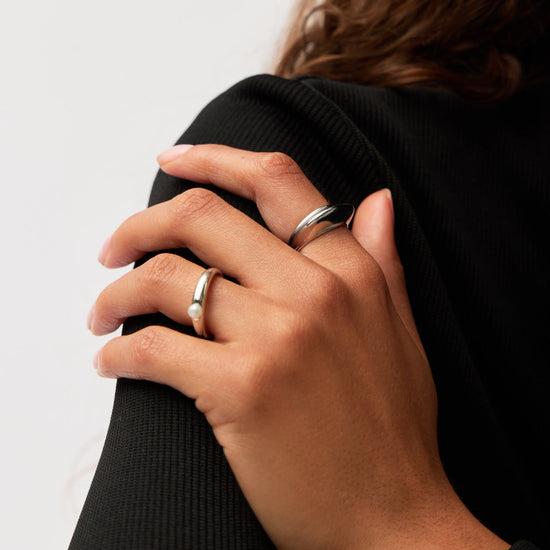 Hera Dome Stacking Ring | Sterling Silver Rings Missoma 