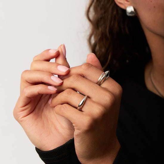 Hera Dome Stacking Ring | Sterling Silver Rings Missoma 