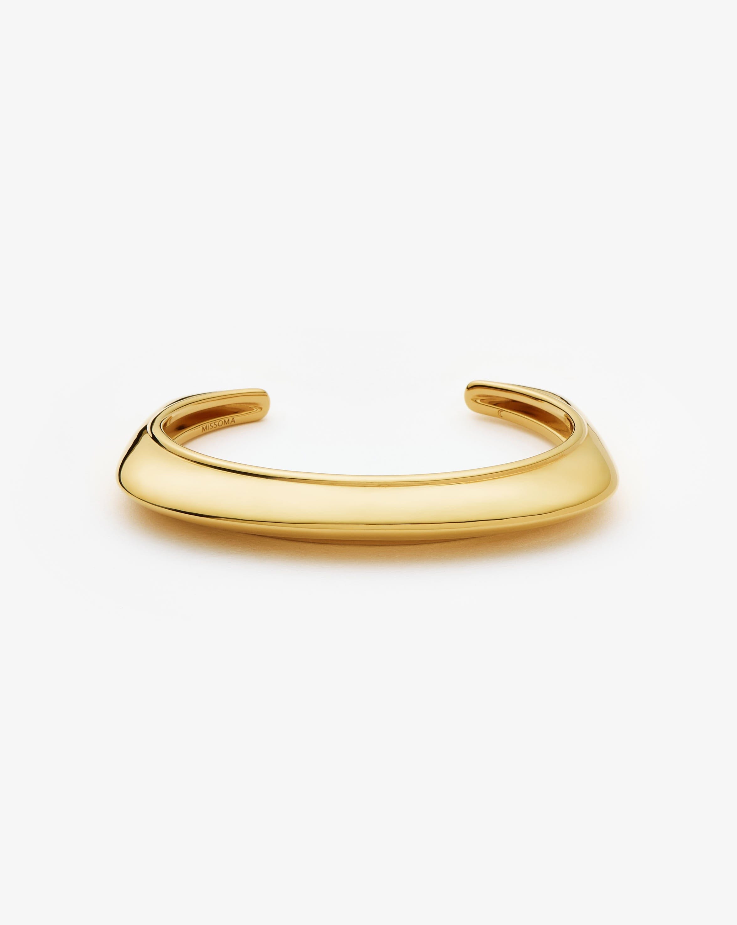 Hera Dome Statement Cuff Bracelet | 18ct Gold Plated Bracelets Missoma 