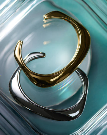Hera Dome Statement Cuff Bracelet | 18ct Gold Plated Bracelets Missoma 