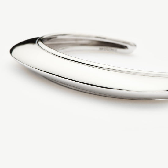 Hera Dome Statement Cuff Bracelet | Silver Plated Bracelets Missoma 