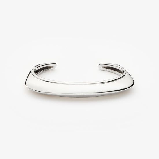Hera Dome Statement Cuff Bracelet | Silver Plated Bracelets Missoma 