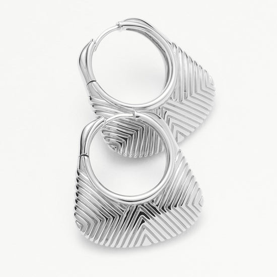 Hera Ridge Hoop Earrings Earrings Missoma 