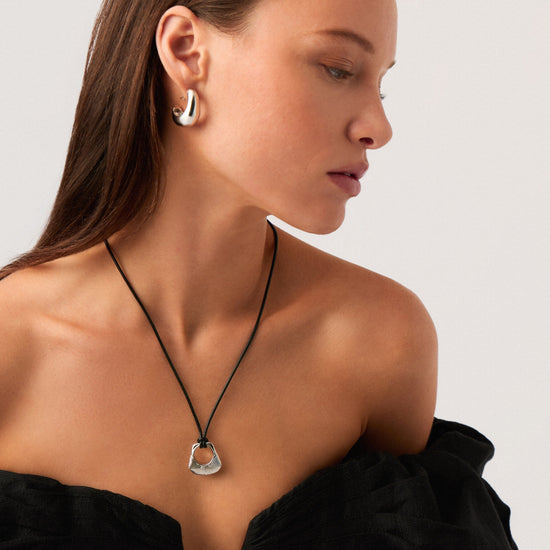 Hera Ridge Pendant Cord Necklace Necklaces Missoma 