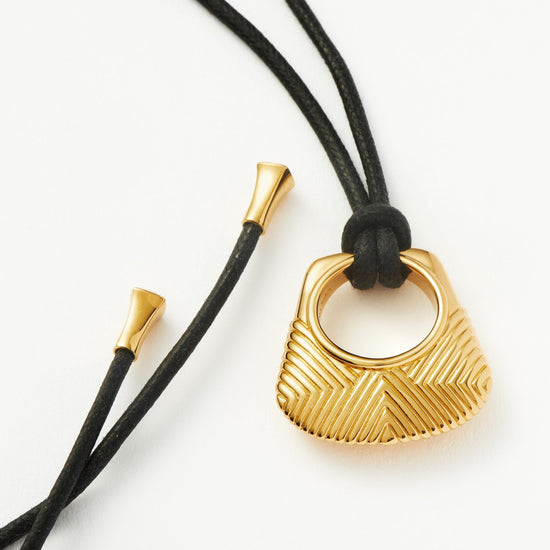 Hera Ridge Pendant Cord Necklace Necklaces Missoma 