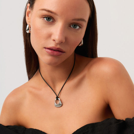 Hera Ridge Pendant Cord Necklace Necklaces Missoma 