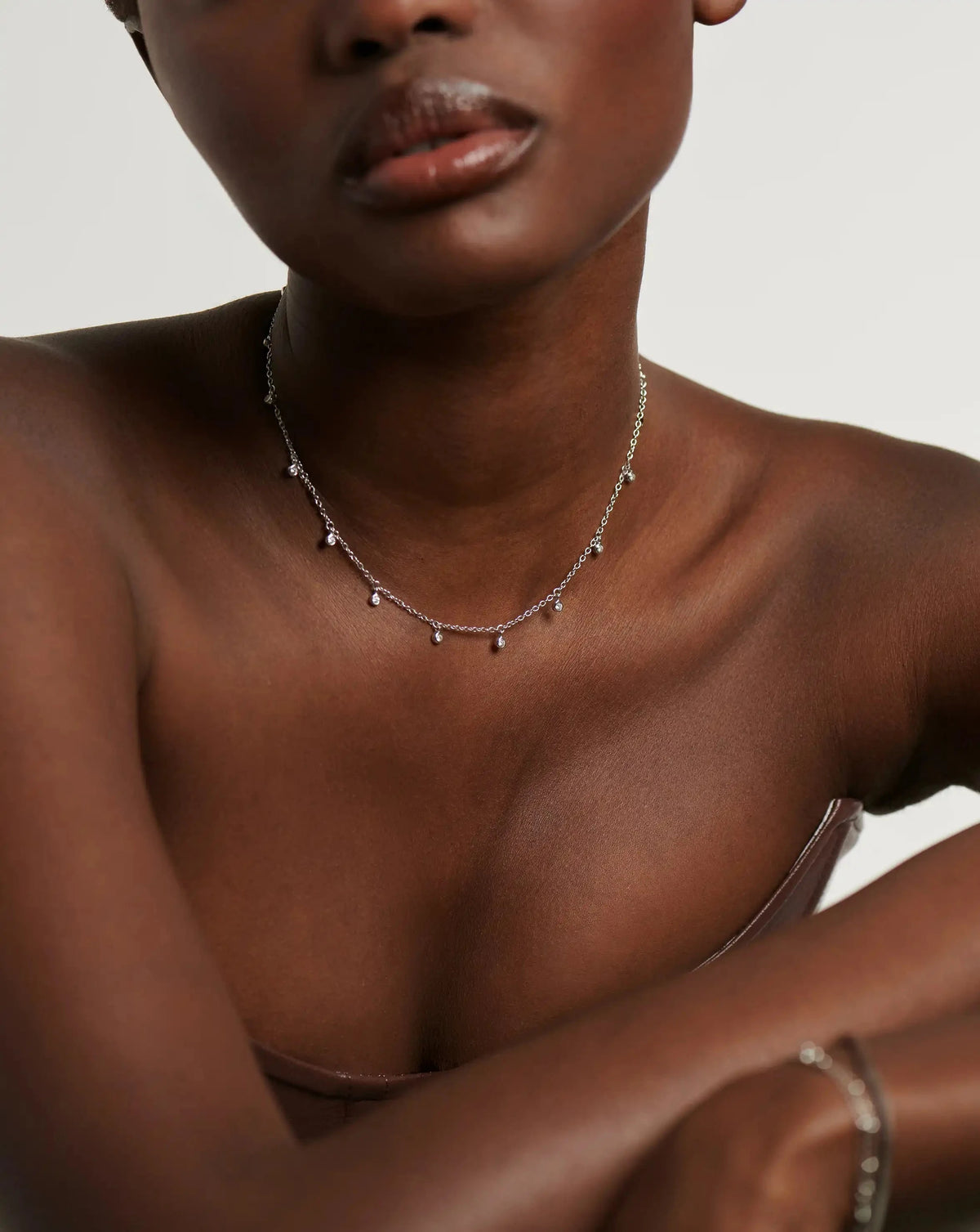 Interstellar Drop Choker Necklaces Missoma 