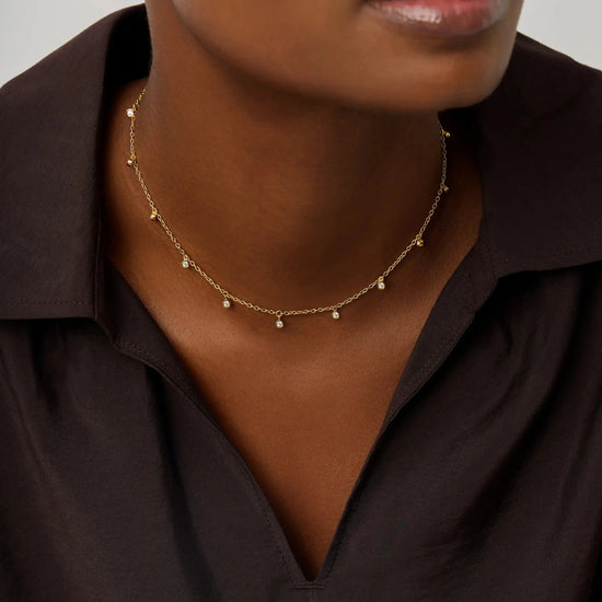 Interstellar Drop Choker Necklaces Missoma 