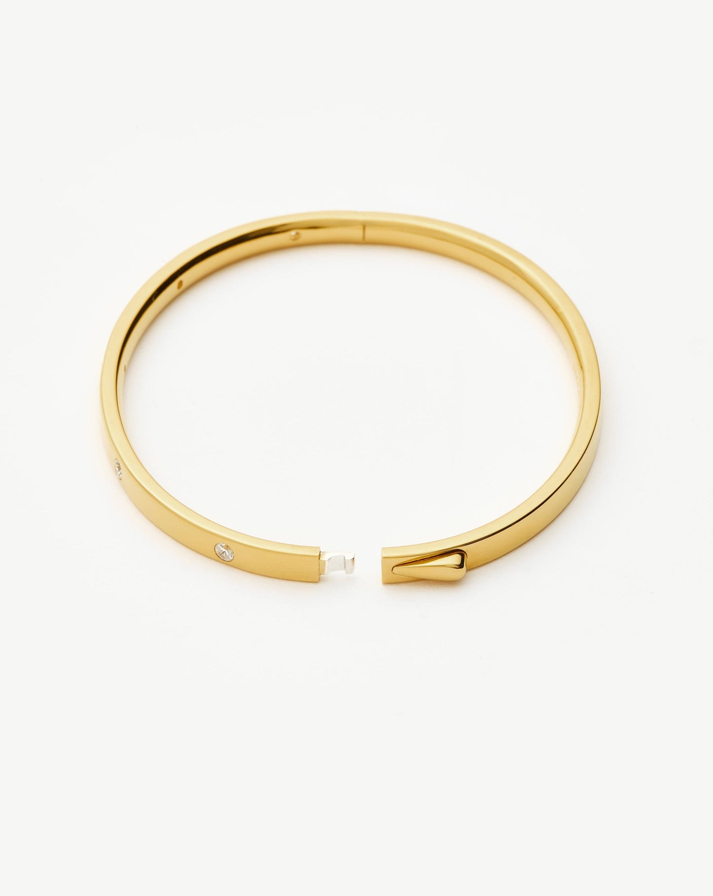 Interstellar Hinged Bangle | 18ct Gold Vermeil/Cubic Zirconia Bracelets Missoma 