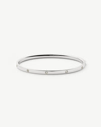 Interstellar Hinged Bangle | Sterling Silver/Cubic Zirconia Bracelets Missoma 