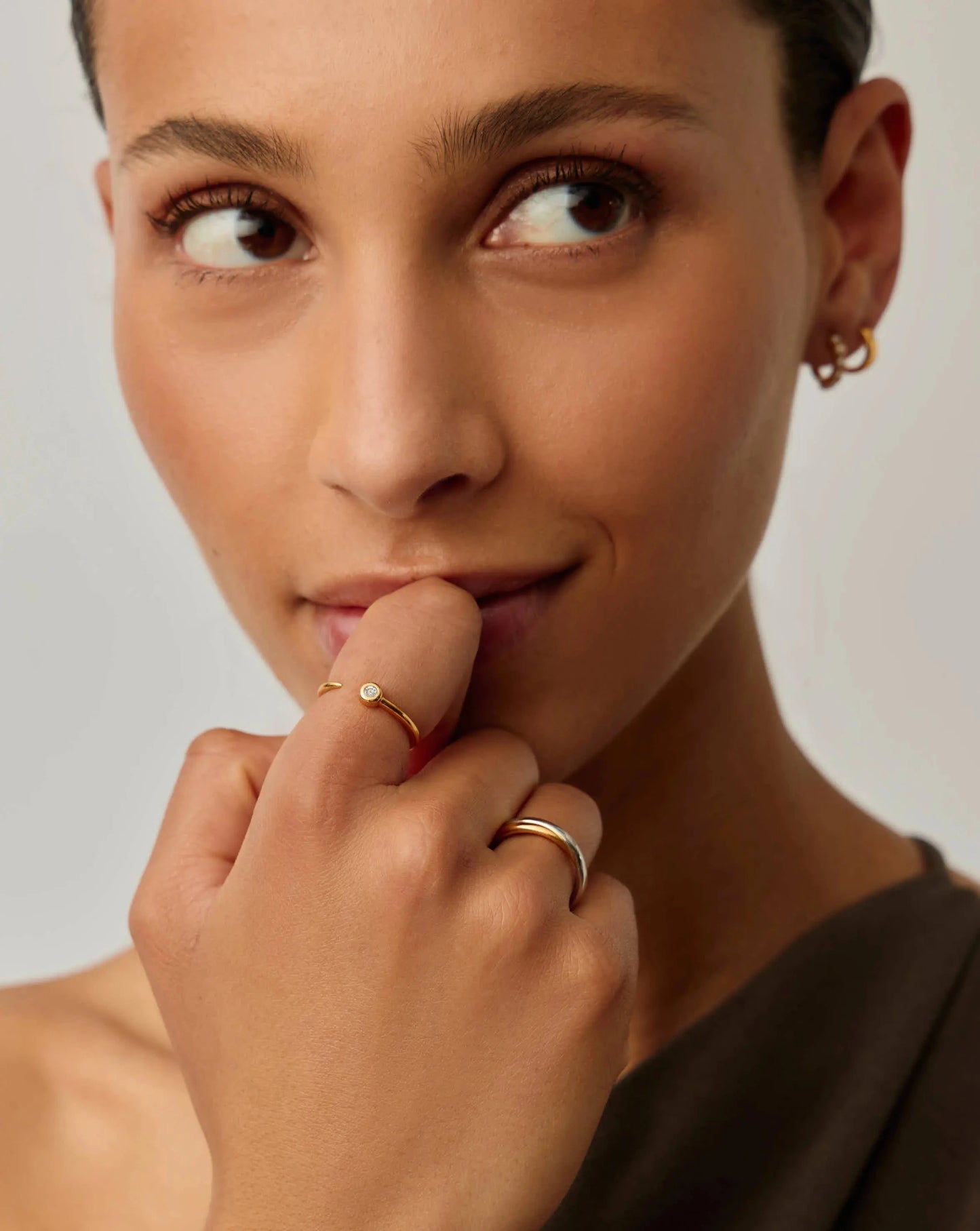 Interstellar Ring | 18ct Gold Vermeil/Cubic Zirconia Rings Missoma 