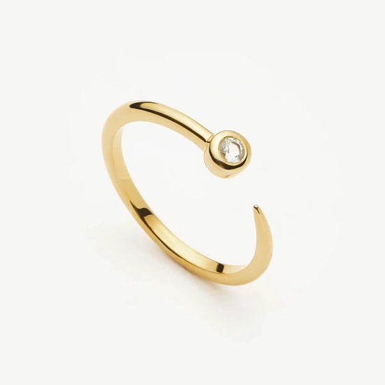Interstellar Ring | 18ct Gold Vermeil/Cubic Zirconia Rings Missoma 