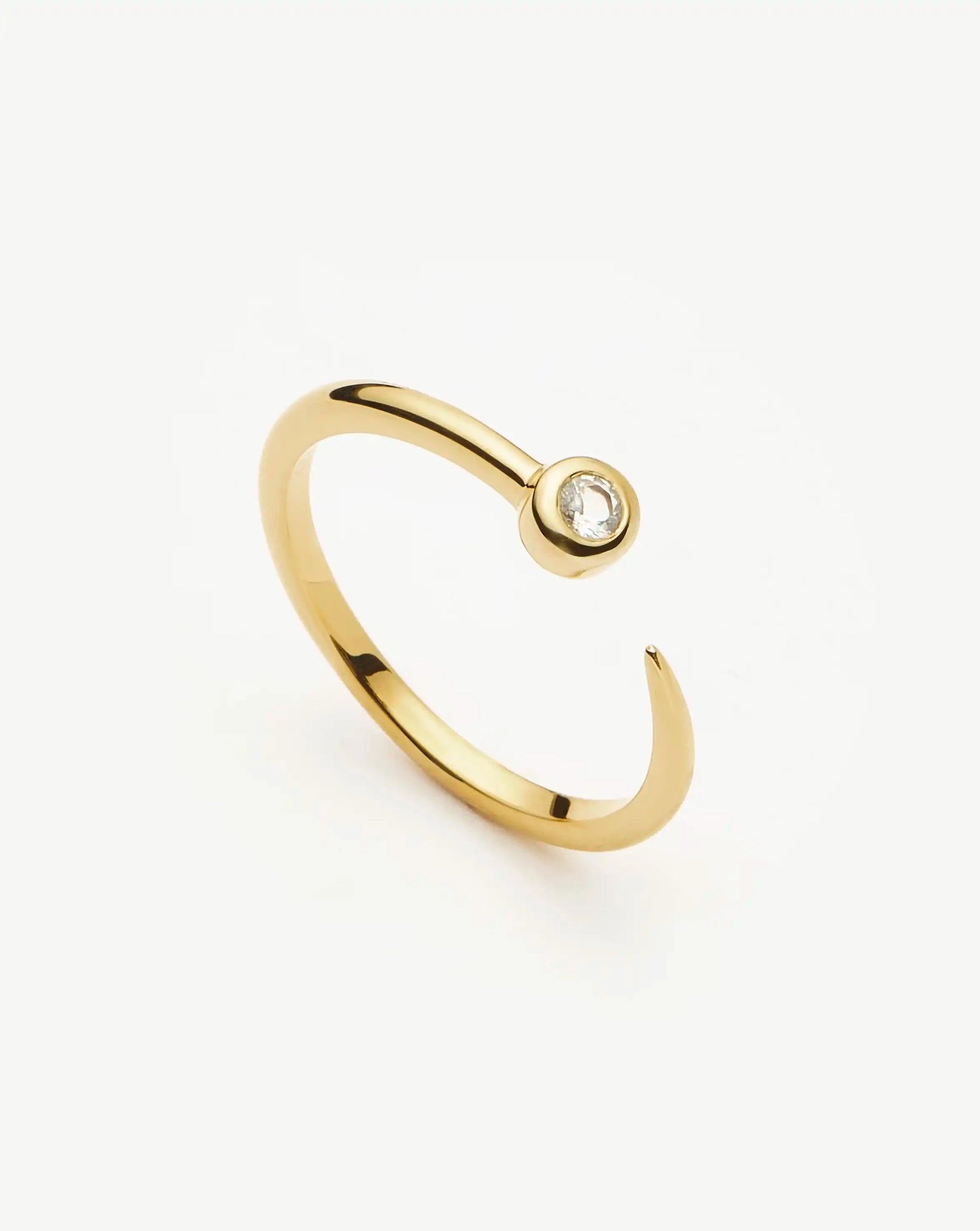 Interstellar Ring | 18ct Gold Vermeil/Cubic Zirconia Rings Missoma 
