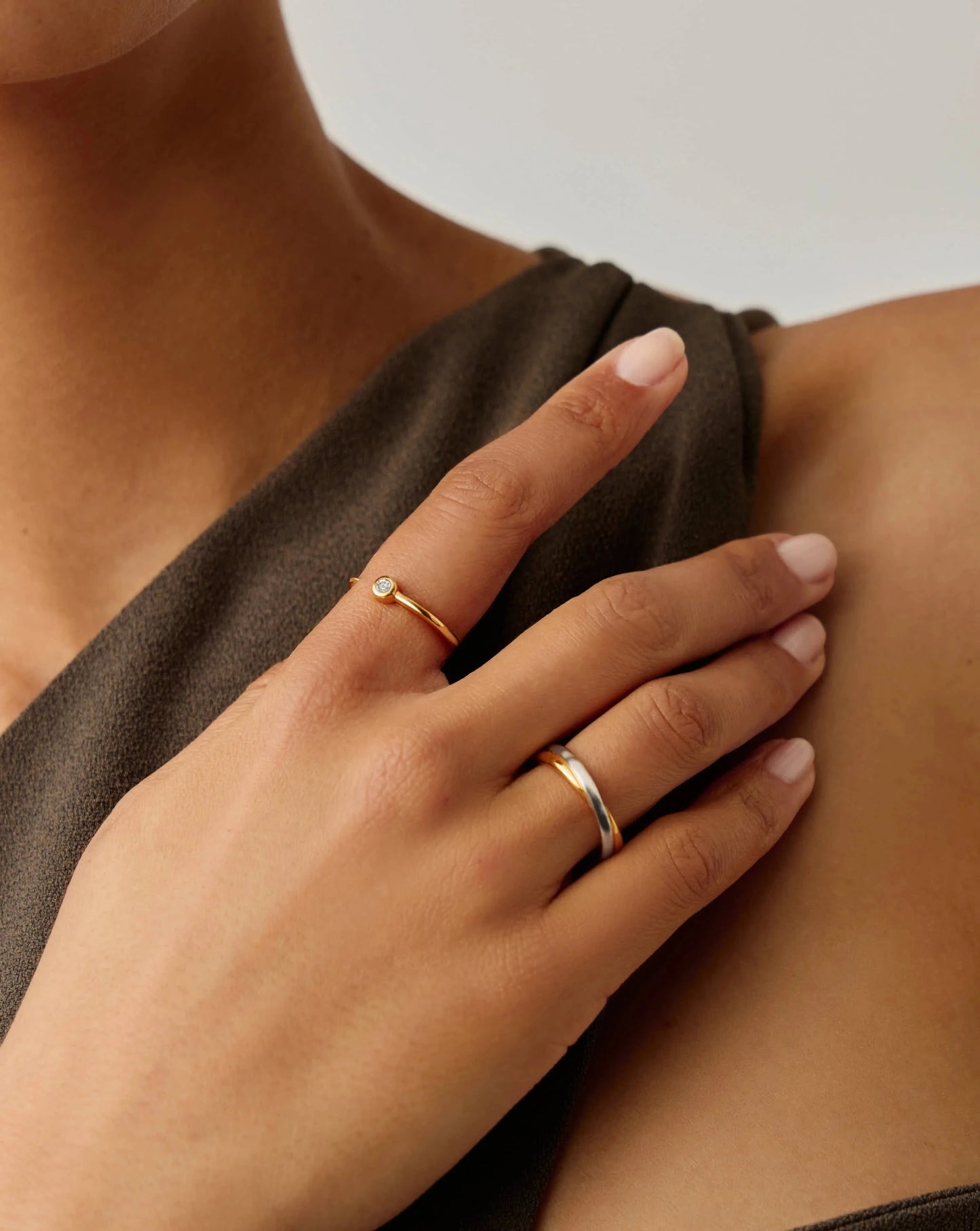Interstellar Ring | 18ct Gold Vermeil/Cubic Zirconia Rings Missoma 