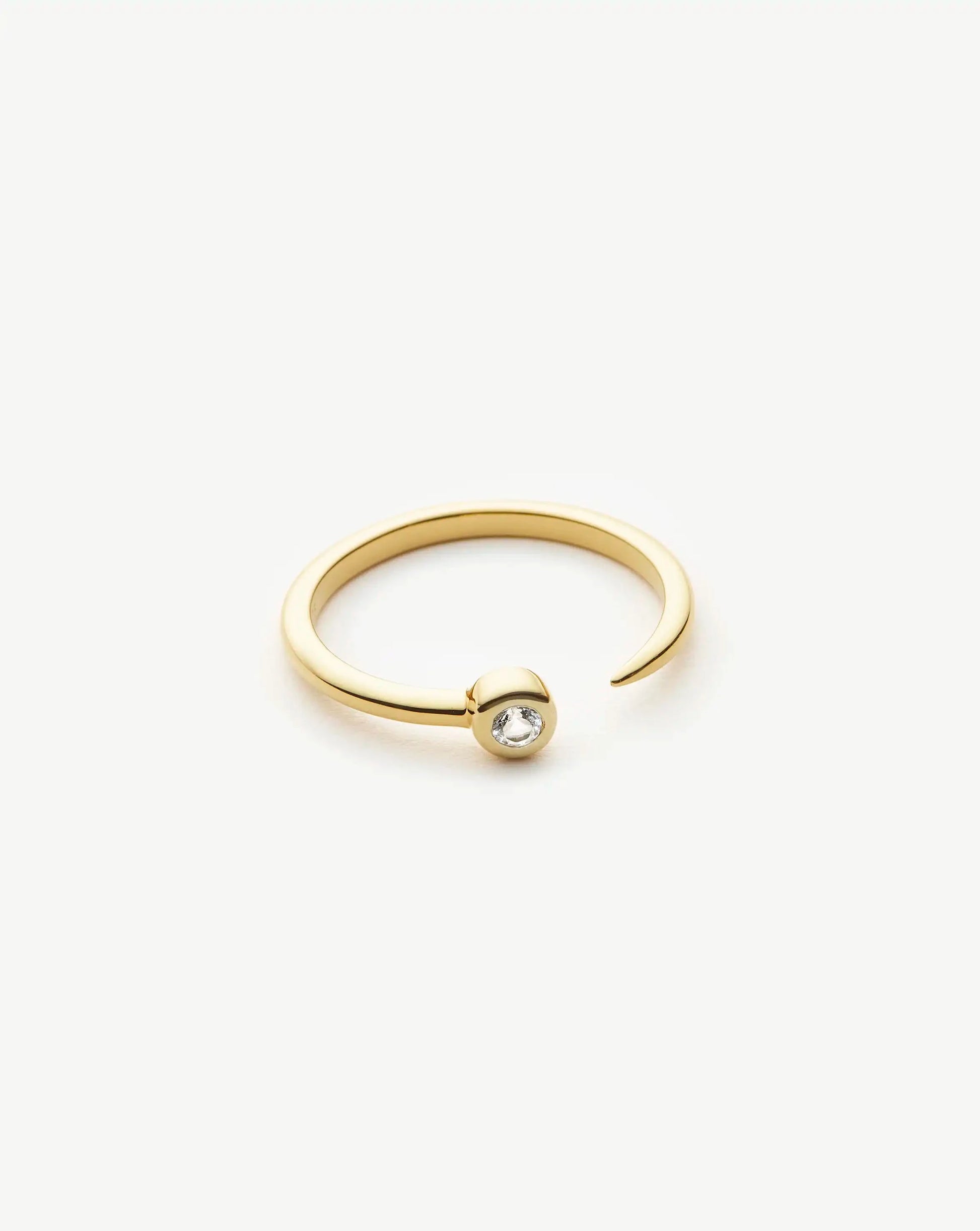Interstellar Ring | 18ct Gold Vermeil/Cubic Zirconia Rings Missoma 