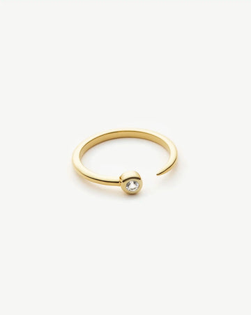 Interstellar Ring | 18ct Gold Vermeil/Cubic Zirconia Rings Missoma 