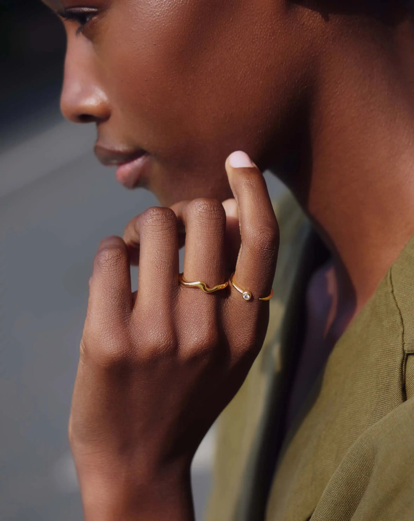 Interstellar Ring | 18ct Gold Vermeil/Cubic Zirconia Rings Missoma 