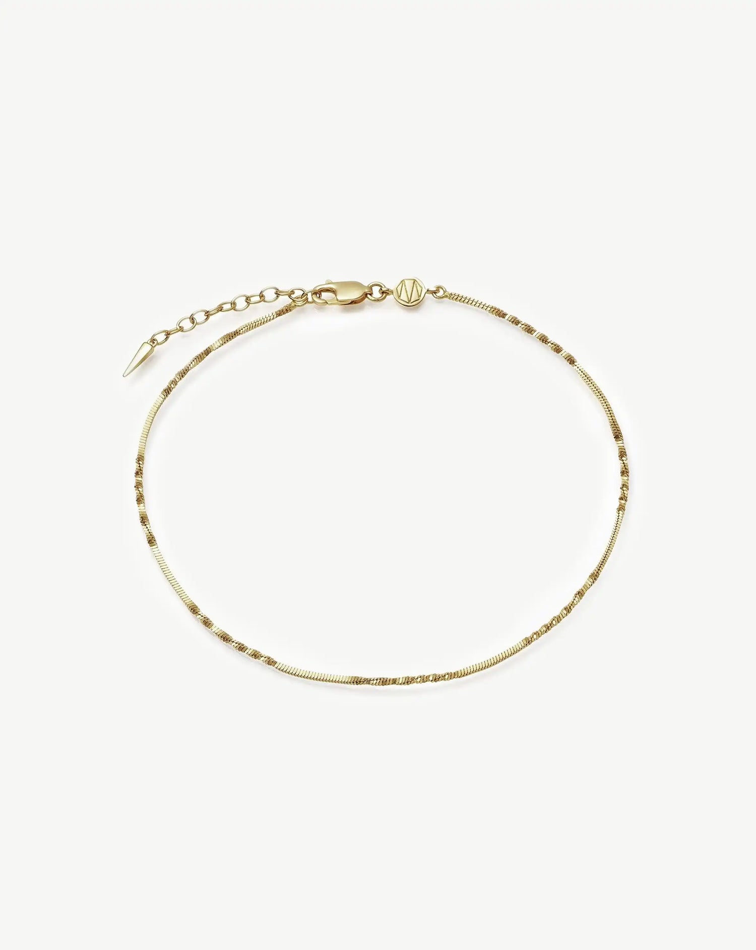 missoma - gold chain anklet 