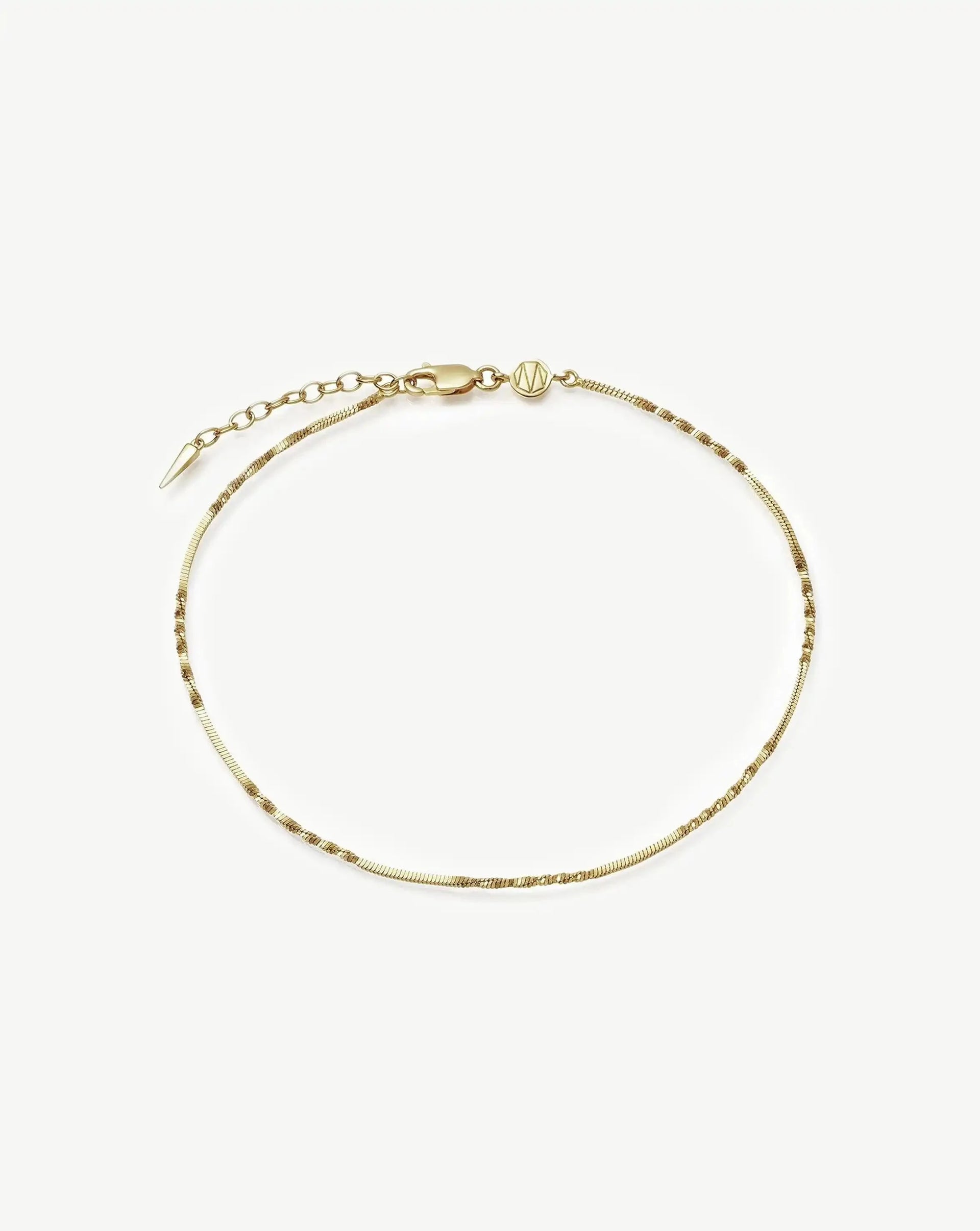 Isa Twisted Chain Anklet