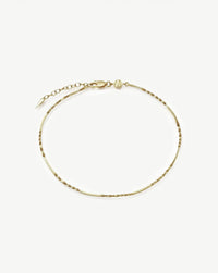 Isa Twisted Chain Anklet Anklets Missoma 