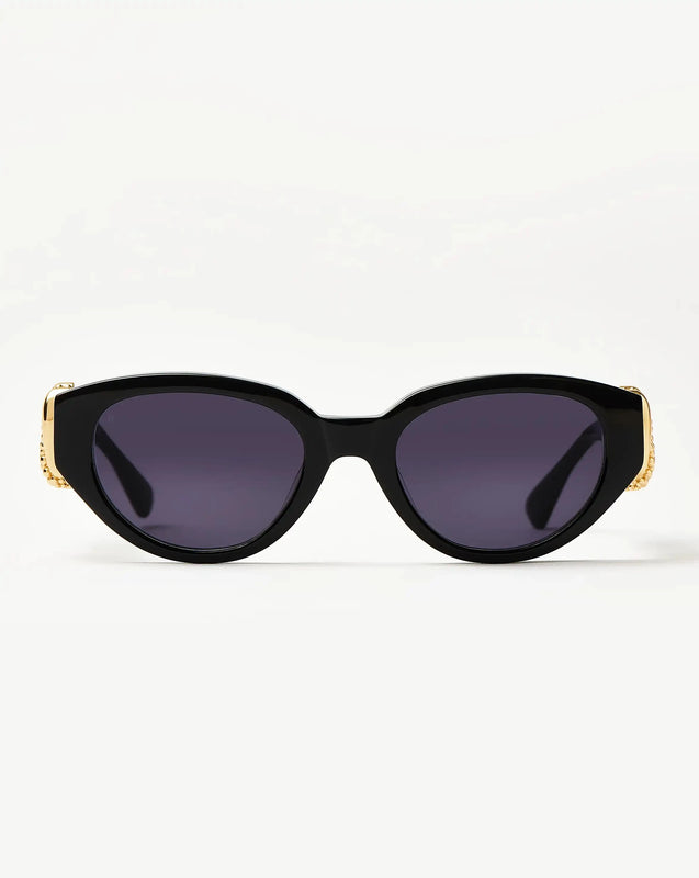Jimmy Fairly Melissa Cat-Eye Sunglasses | Gold Plated/Black