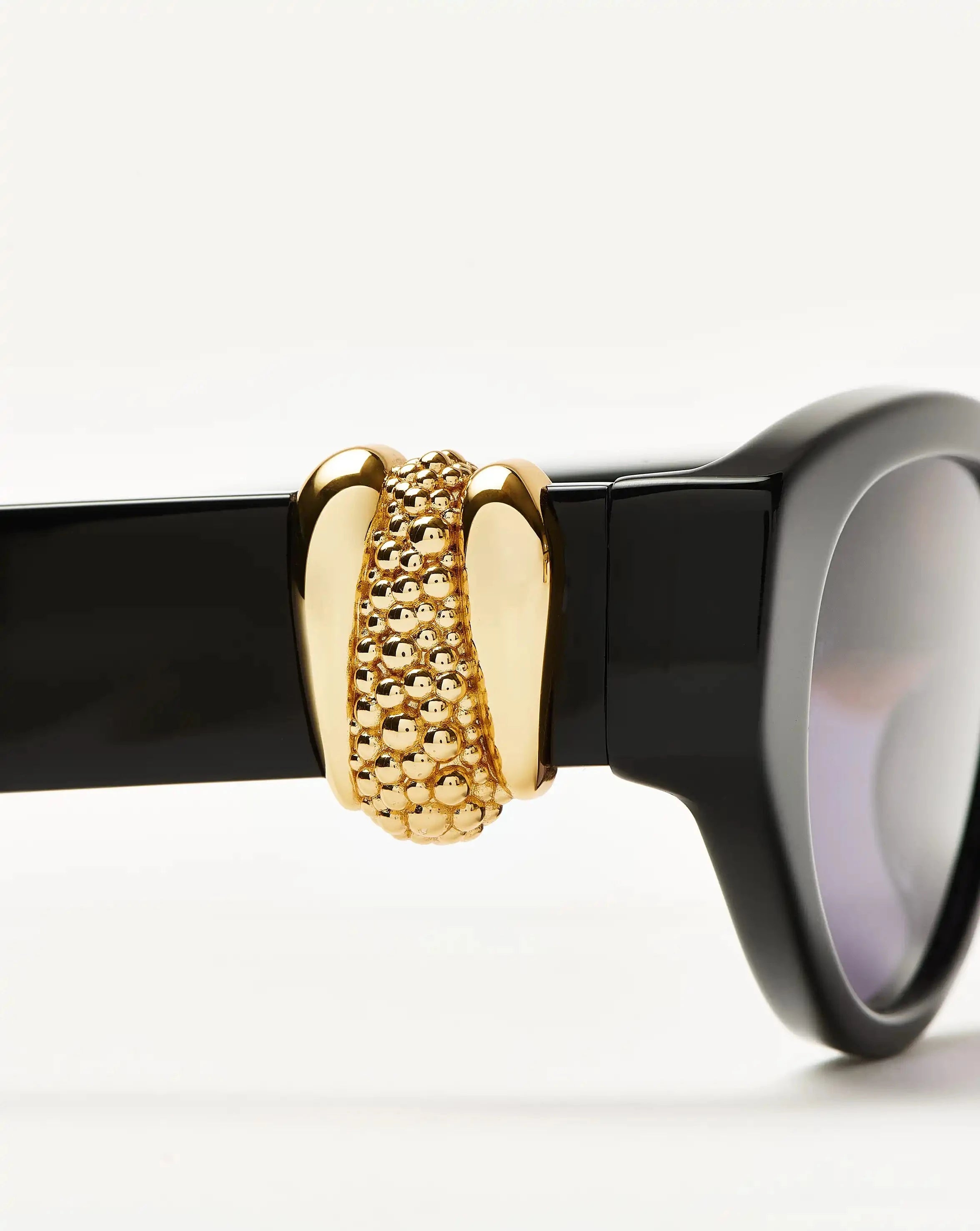 Jimmy Fairly Melissa Cat-Eye Sunglasses | Gold Plated/Black Accessories Missoma 