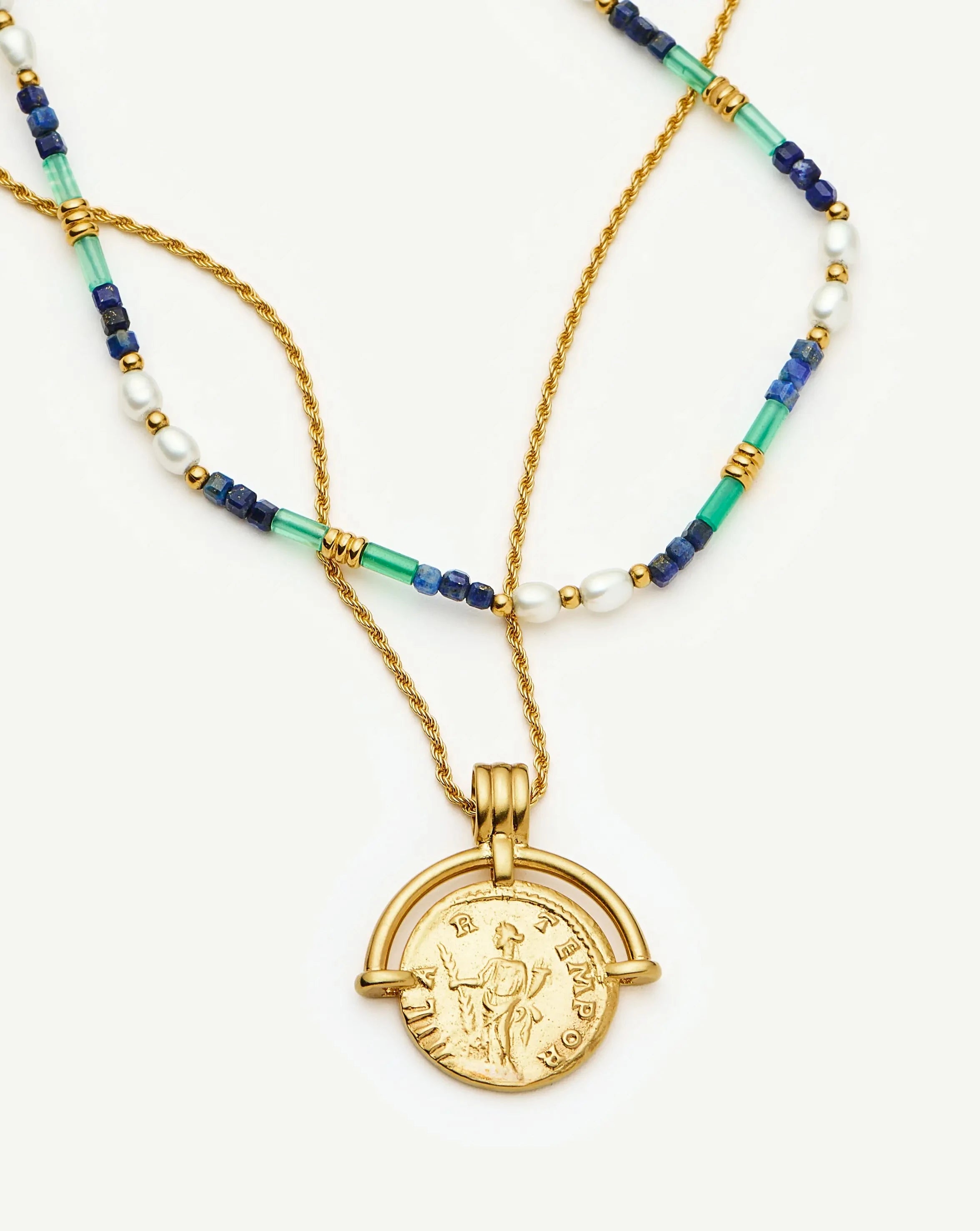 Just Add Colour Necklace Set | 18ct Gold Plated Necklaces Missoma 