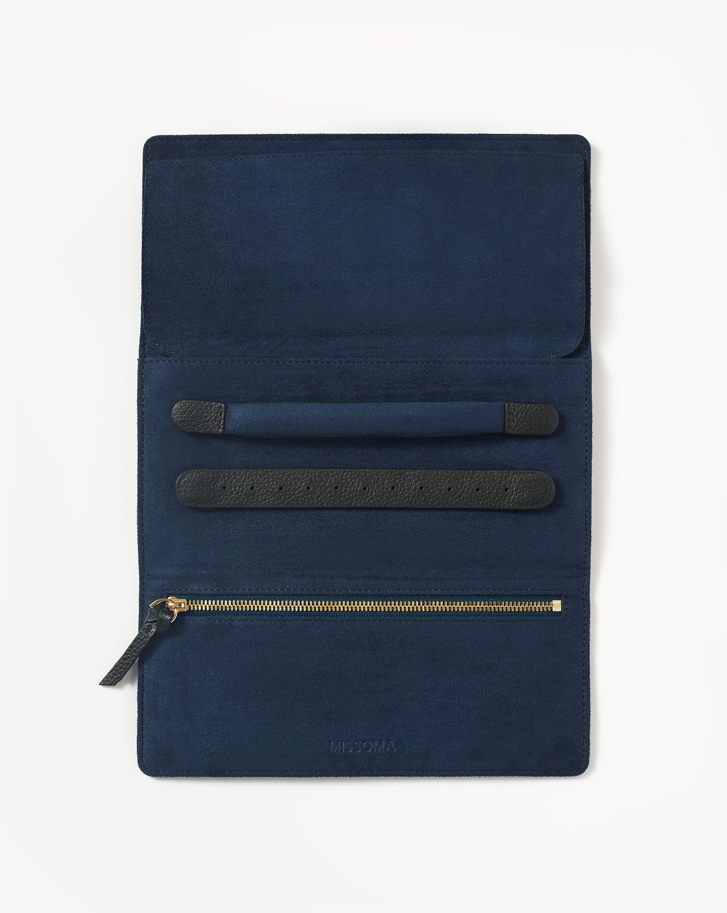 Leather Jewellery Roll | Onyx Black Accessories Missoma 