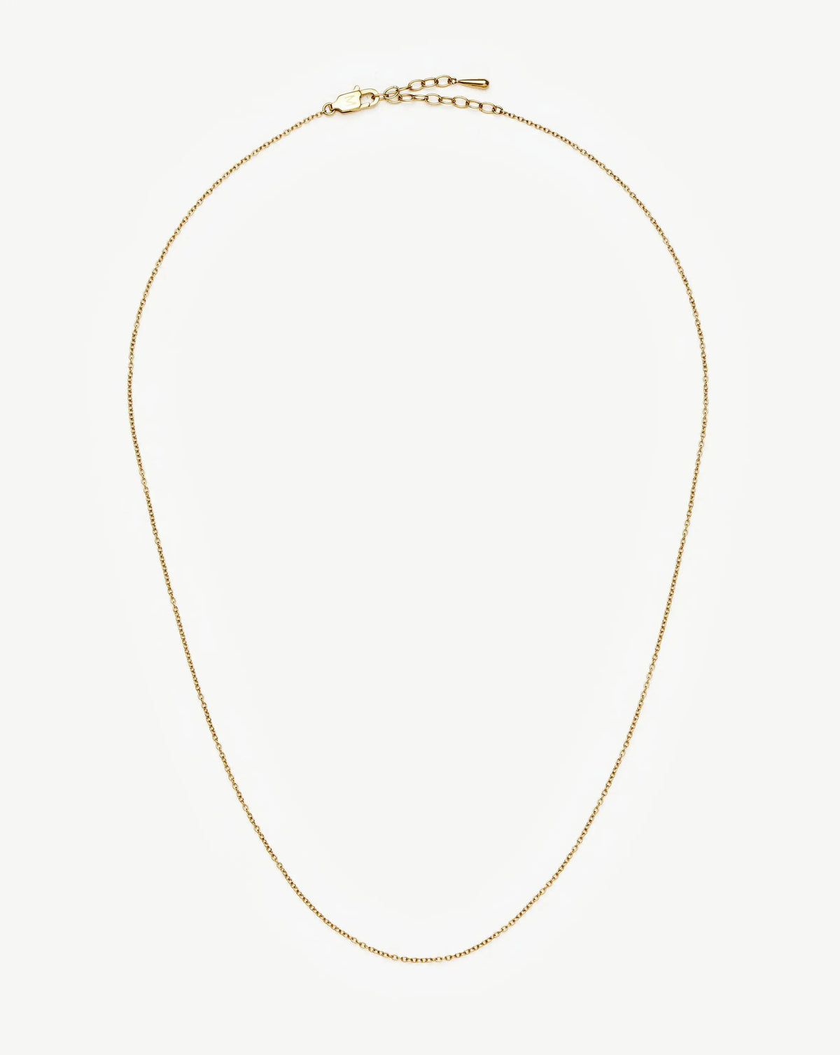 Long Trace Chain Necklace | 18ct Gold Plated Necklaces Missoma 