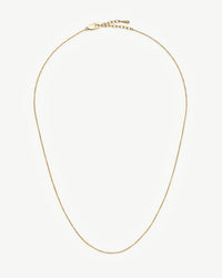 Long Trace Chain Necklace | 18ct Gold Plated Necklaces Missoma 
