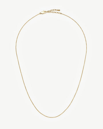Long Trace Chain Necklace | 18ct Gold Plated Necklaces Missoma 