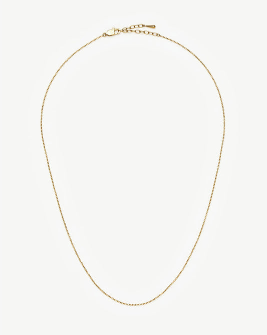 Long Trace Chain Necklace | 18ct Gold Plated Necklaces Missoma 