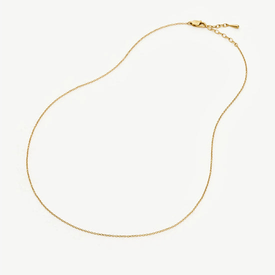 Long Trace Chain Necklace | 18ct Gold Plated Necklaces Missoma 