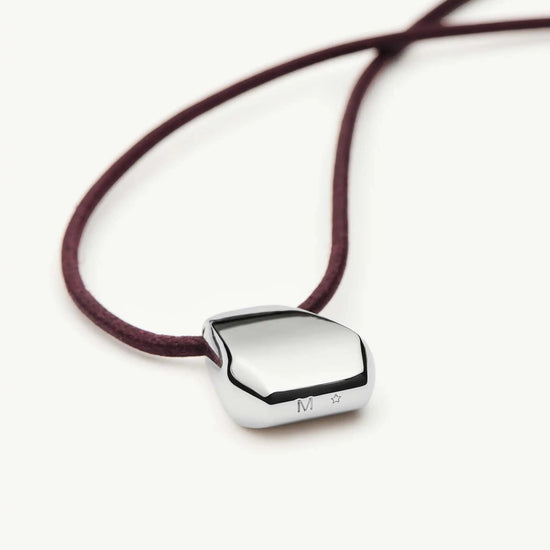 Lucy Williams Arco Cord Necklace | Silver Plated Necklaces Missoma 