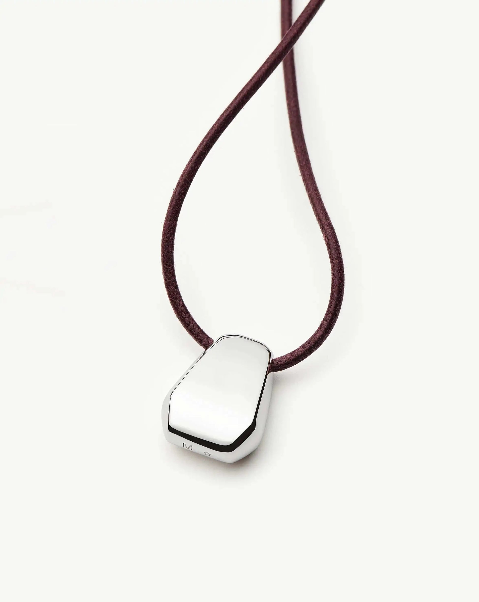 Lucy Williams Arco Cord Necklace | Silver Plated Necklaces Missoma 