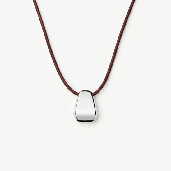 Lucy Williams Arco Cord Necklace | Silver Plated Necklaces Missoma 