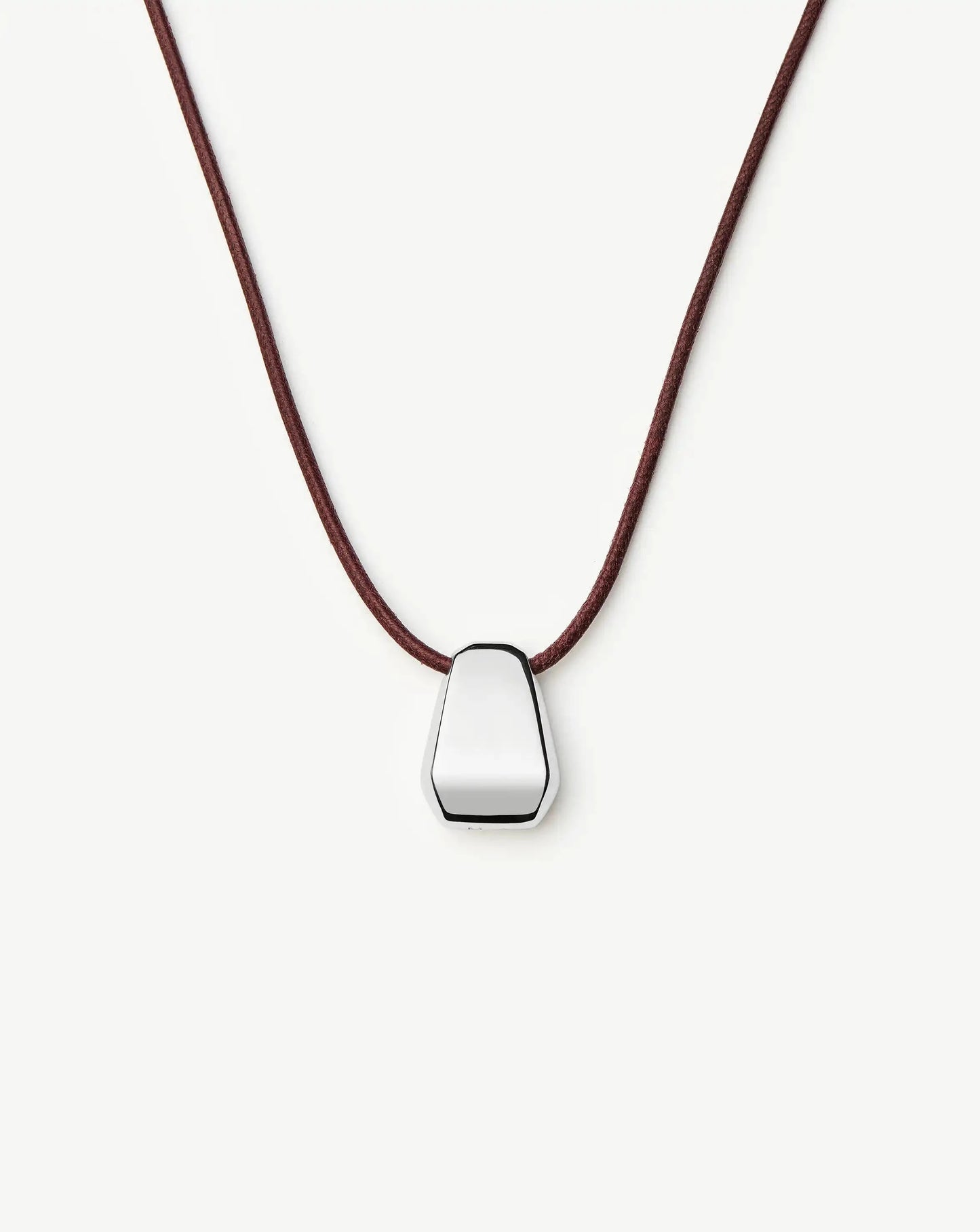Lucy Williams Arco Cord Necklace | Silver Plated Necklaces Missoma 