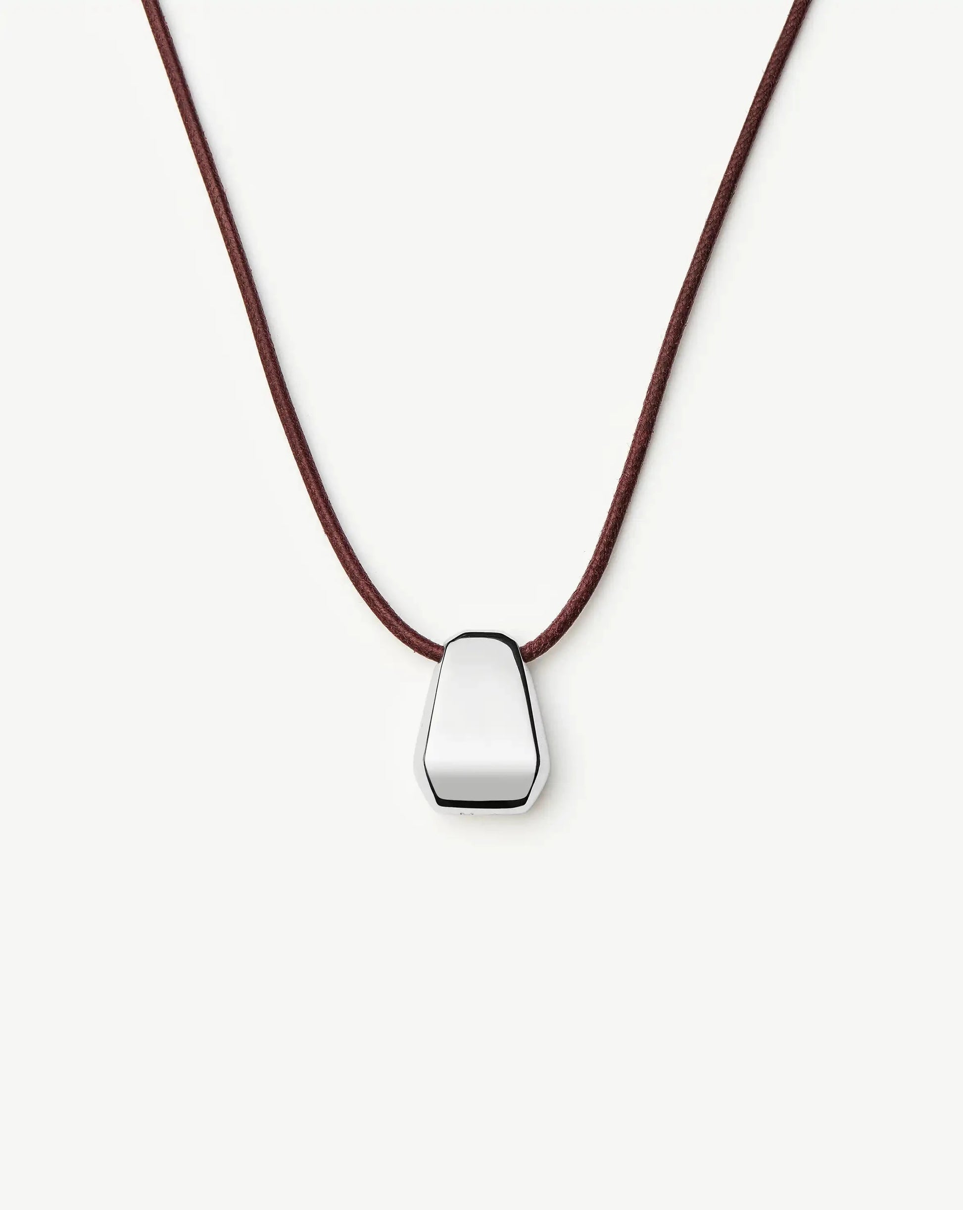 Lucy Williams Arco Cord Necklace | Silver Plated Necklaces Missoma 