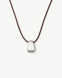 Lucy Williams Arco Cord Necklace | Silver Plated Necklaces Missoma 