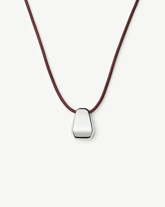 Lucy Williams Arco Cord Necklace | Silver Plated Necklaces Missoma 