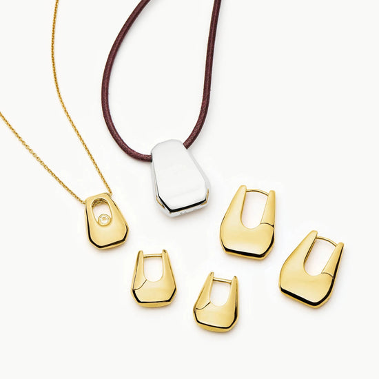 Lucy Williams Arco Pendant Necklace | 18ct Gold Vermeil Necklaces Missoma 