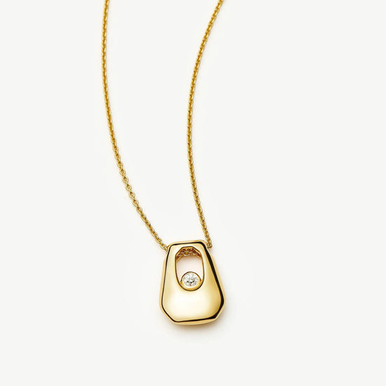 Lucy Williams Arco Pendant Necklace | 18ct Gold Vermeil Necklaces Missoma 