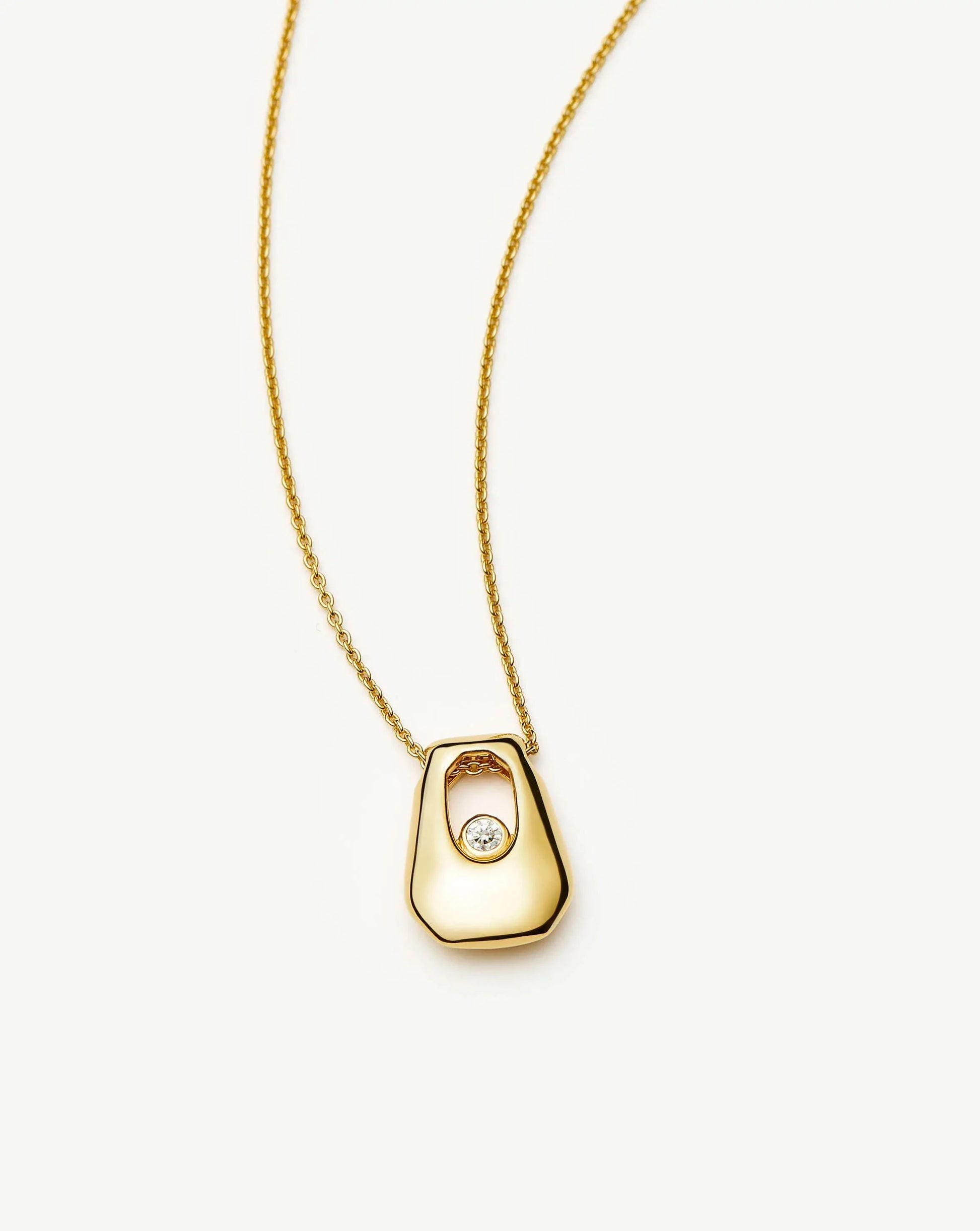 Lucy Williams Arco Pendant Necklace | 18ct Gold Vermeil Necklaces Missoma 