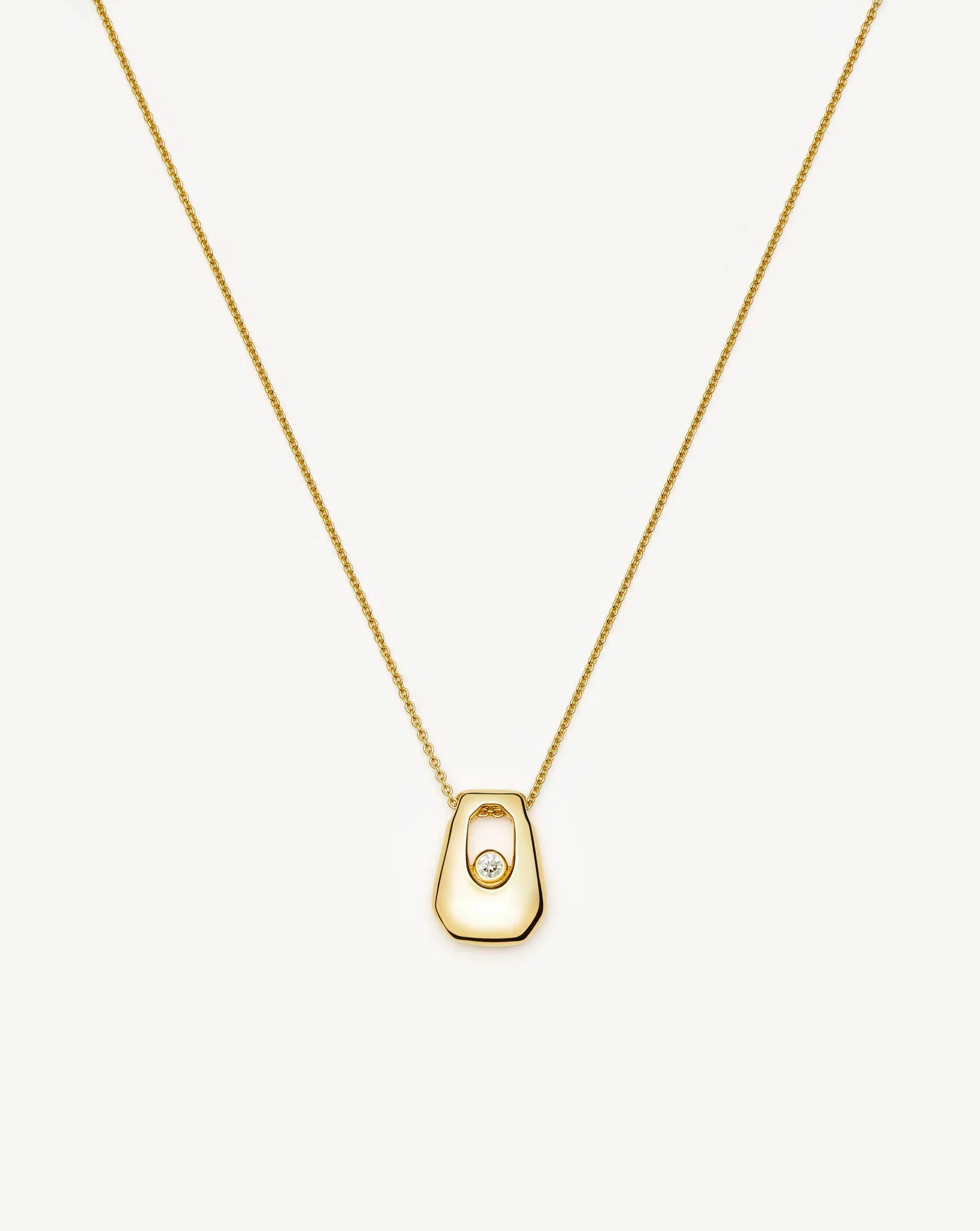Lucy Williams Arco Pendant Necklace | 18ct Gold Vermeil Necklaces Missoma 