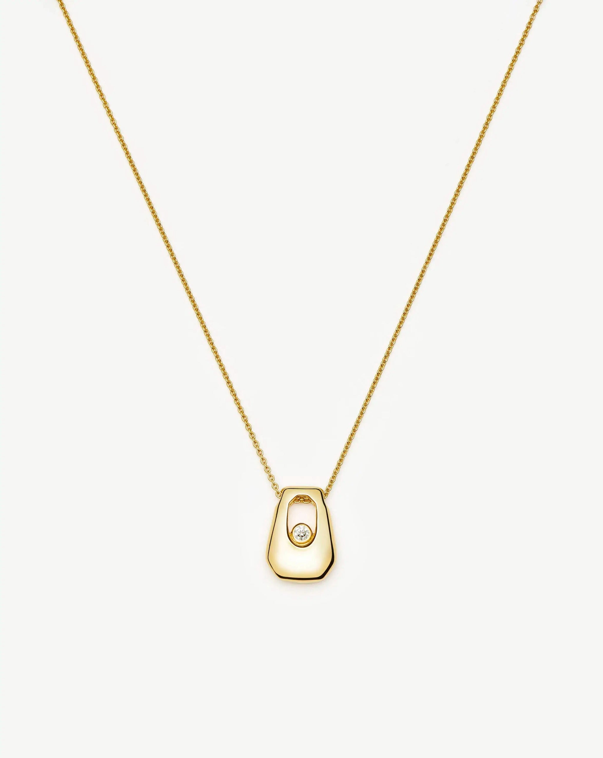 Lucy Williams Arco Pendant Necklace | 18ct Gold Vermeil Necklaces Missoma 