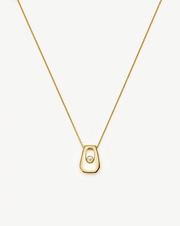 Lucy Williams Arco Pendant Necklace | 18ct Gold Vermeil Necklaces Missoma 