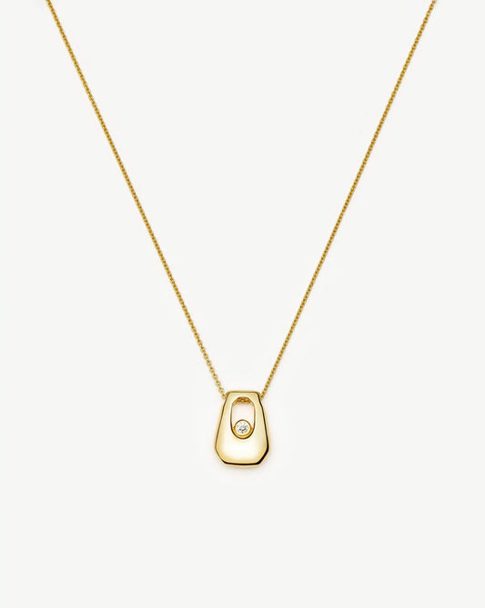 Lucy Williams Arco Pendant Necklace | 18ct Gold Vermeil Necklaces Missoma 